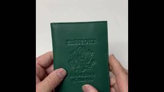 Leather Passport Holder High End Travel Gift RFID #travel #passport #christmasgifts #leatherwallet