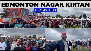 Edmonton Nagar Kirtan 19 May 2024 | Gurdwara Millwoods to Gurdwara Sri Guru Singh Sabha| #edmonton