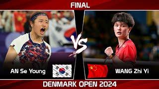 FINAL | AN Se Young (KOR) vs WANG Zhi Yi (CHN) | Denmark Open 2024 Badminton