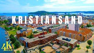 kristiansand, Norway  in 4K ULTRA HD | Drone Footage
