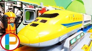 Plarail | Where is the E5 series Hayabusa train on the Shinkansen docuta yellow?