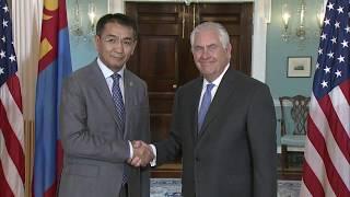 Secretary Tillerson Meets With Mongolian Foreign Minister Tsend Munkh-Orgil