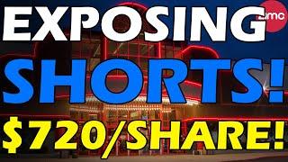 AMC EXPOSING SHORTS $720/SHARE! Short Squeeze Update