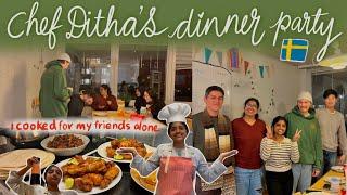 I hosted a dinner party at my place || Ahalditha #sweden #swedenmalayalam