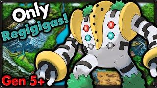 Can I Beat Pokemon Black 2 with ONLY Regigigas?  Pokemon Challenges ► NO ITEMS IN BATTLE