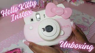 Fujifilm hello kitty instax mini camera unboxing + accessories