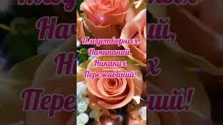 Доброе утро! Понедельник!