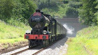 32424 Beachy Head | Britain's Newest Steam Engine on loaded tests at the Bluebell Railway - 18.07.24