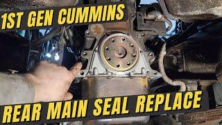 12 Valve Cummins Rear Main Seal Replacement | 1st Gen Cummins