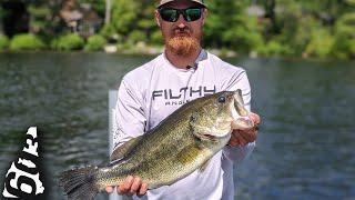 Catching BIG Bass on Lake Winnipesaukee!