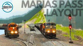 Marias Pass HO Scale Layout TRAILER