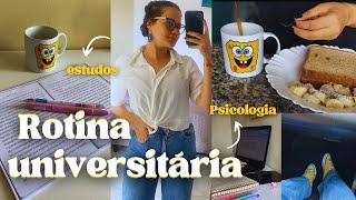ROTINA UNIVERSITÁRIA | study vlog, hábitos, motivação, academia, leituras, aulas presenciais...