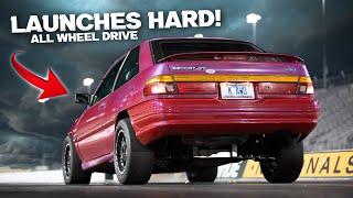 This Pink Ford Escort can GAP GTR's with EASE! (AWD K Series | 550HP)