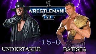 The Undertaker vs Batista| Wrestlemania Blood Match | Wwe 2k24