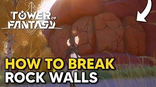 Tower Of Fantasy - How to Break Rock Walls (Missile Barrage Location)