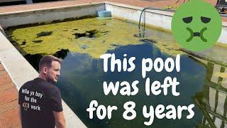 This pool was left for 8 YEARS!!