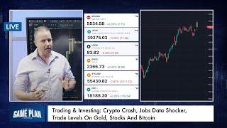 Trading & Investing: Crypto Crash, Jobs Data Shocker, Trade Levels On Gold, Stocks And Bitcoin