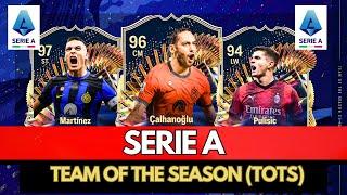 EA FC 24| SERIE A TEAM OF THE SEASON (TOTS) PREDICTIONS! FT. Martinez , Pulisic , Calhanoglu ETC