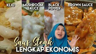 Resep STEAK AYAM ala RESTO ENAK + SAUS LENGKAP BERBAGAI RASA