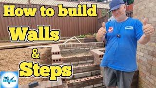 How to build a wall & steps