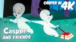 Casper Goes To School  ‍ | Casper and Friends in 4K | 1 Hour Compilation | Cartoons For Kids