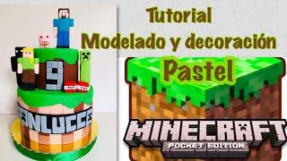 Minecraft Cake Modelados y decoración en Fondant ( Tutorial)