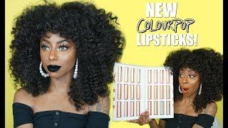 NEW Colourpop lux lipsticks! Swatches + Review | Jessica Pettway