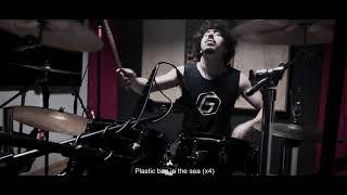 Gojira - Toxic Garbage Island / Drum Cover + Lyrics