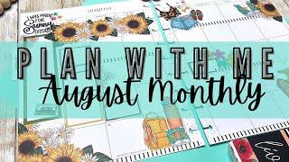 Plan With Me | August Monthly | The Happy Planner