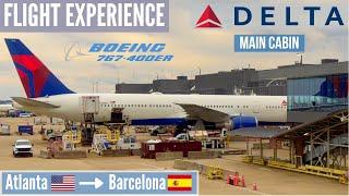   FLIGHT EXPERIENCE  Delta Air Lines  Boeing 767-400ER  Atlanta → Barcelona  Main Cabin  DL194