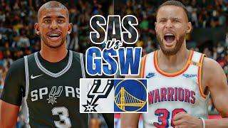 NBA 2K25: SPURS vs WARRIORS | PS5 PRO GAMEPLAY [4K UHD]