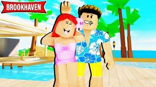 My BOYFRIEND Took Me On A SURPRISE Vacation In BROOKHAVEN! (Roblox Brookhaven RP)