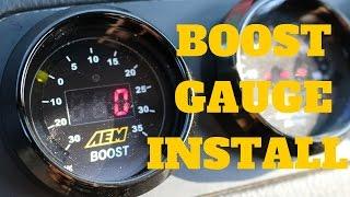 BOOST GAUGE INSTALL | How To! | 240SX