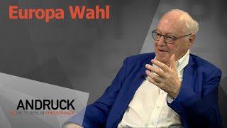 Europa Wahl - Andruck der Pressetalk