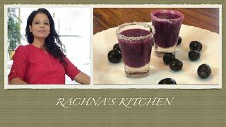 Jamun shots healthy recipe by Rachna's kitchen| Jamun Shots Recipe|जामुन शॉट्स की आसान विधि