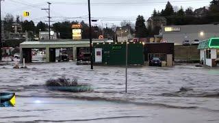 Flash flooding, slides, close roads and bring evacuations in Central ID