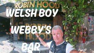 Welsh boy Webby's new bar in Jomtien and I chat to the man himself