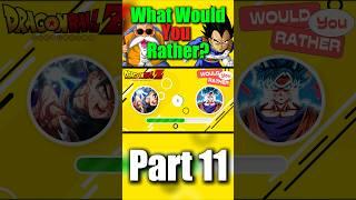 DB What would you rather? #anime #foryou #4k #dragonball #ai #quiz #viralvideo #goku #manganimew0rld