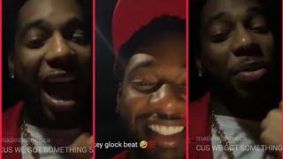 Key Glock - "Bumping ICE CUBE" ig live!