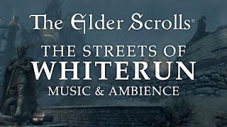 The Elder Scrolls: Skyrim | Streets of Whiterun, Rainy Evening Ambience with 6 Immersive Scenes