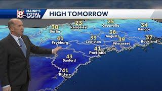 Temperatures cool to more typical March readings on Wednesday