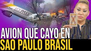 AVION SE ESTRELLA EN SAU PAULO BRASIL LO QUE SUCEDIÓ EXACTAMENTE