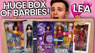 Lea Barbie HAUL! Huge Box of Barbie Dolls Using the GORGEOUS Lea/Kayla Face Mold!