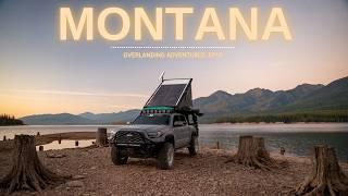 EPIC Lakeside Campsite - Fall Truck Camping in MONTANA