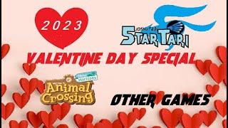 JOSHxTARI's Stream - Valentine's Day Special 2023 - ACNH and Other Games