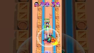 Can MEEPLE and Hypercharge BRAWLER escape from Hypercharge MORTIS? #brawlstars #shorts