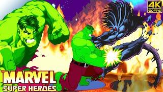 Marvel Super Heroes - Hulk (Arcade / 1995) 4K 60FPS