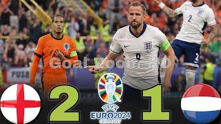 England 󠁧󠁢󠁥󠁮󠁧󠁿 | 2-1 | Netherlands  Highlights & All Goals Extended ️ Euro 2024 HD  vs 󠁧󠁢󠁥󠁮󠁧󠁿