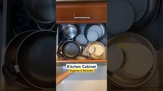 Organise Kitchen Cabinet #shorts #youtubeshorts #kitchenorganizer #kitchen #kitchentips #organizer