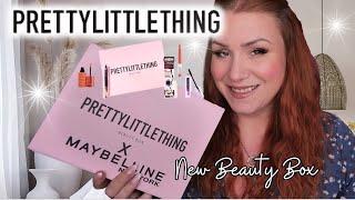 UNBOXING PRETTYLITTLETHING X MAYBELLINE EDIT | £15 Beauty Box